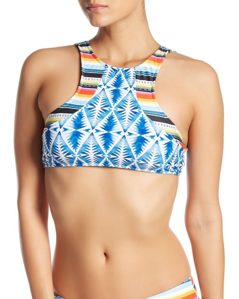 Bikini Sutien Rip Curl Beach Bazaar Hi Neck Blue XL