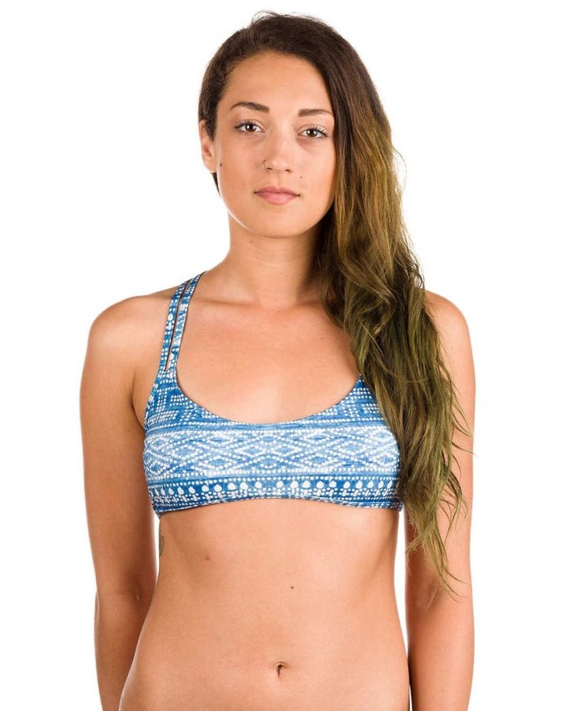 Bikini Sutien Rip Curl High Tide Bralette Blue XL