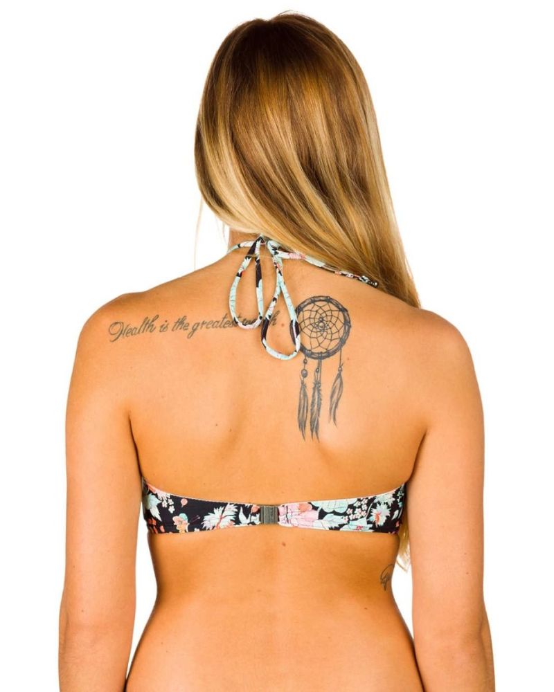 Bikini Top O'neill Ruby Bandeau pink black 34