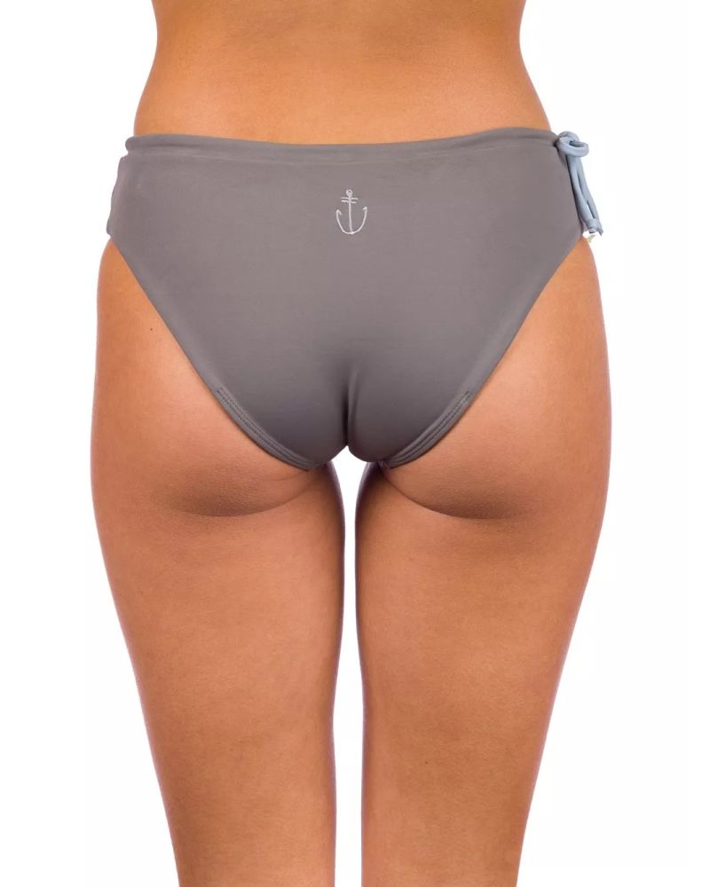 Bikini Bottom Zelaous Basic Surf Bottom Stone Grey Ash