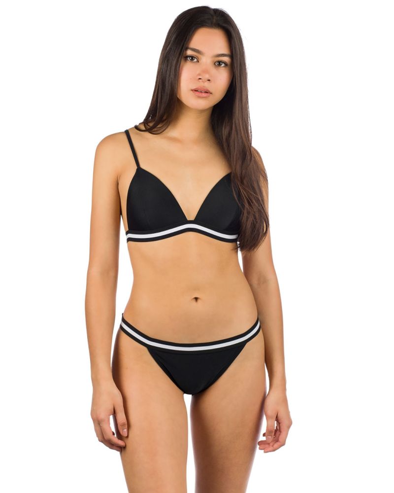 Bikini Malibu Finish Line Hipster Black M