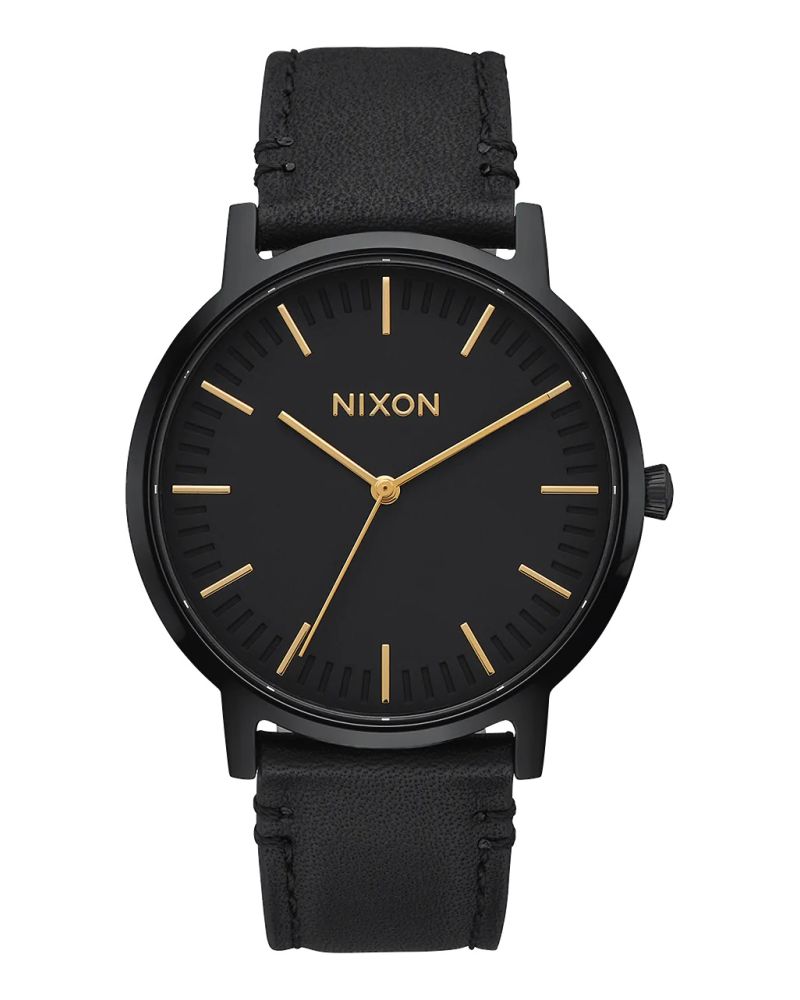 Ceas Nixon The Porter Leather Black