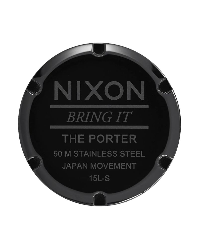 Ceas Nixon The Porter Leather Black