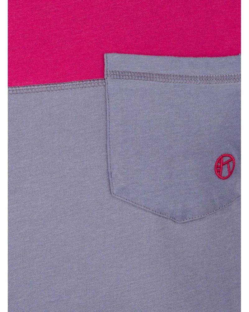 Tricou Kazane Flip Folkstone Gray Beaujolais S