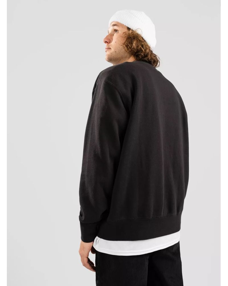 Bluza HUF Space Dolphins Wash Crewneck Black S