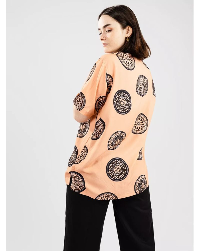 Camasa HUF Drain Cover SS Woven Pink XS