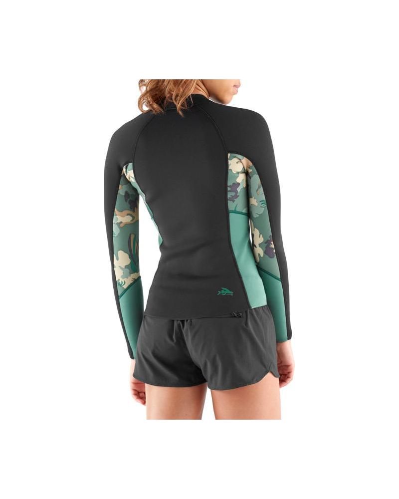 Bluza Neopren Patagonia R1 Lite Yulex Top 1.5mm black camo 4