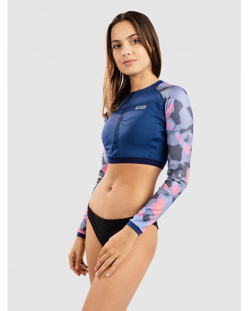 Lycra Ion Shorty Longsleeve Rashguard Blue XL
