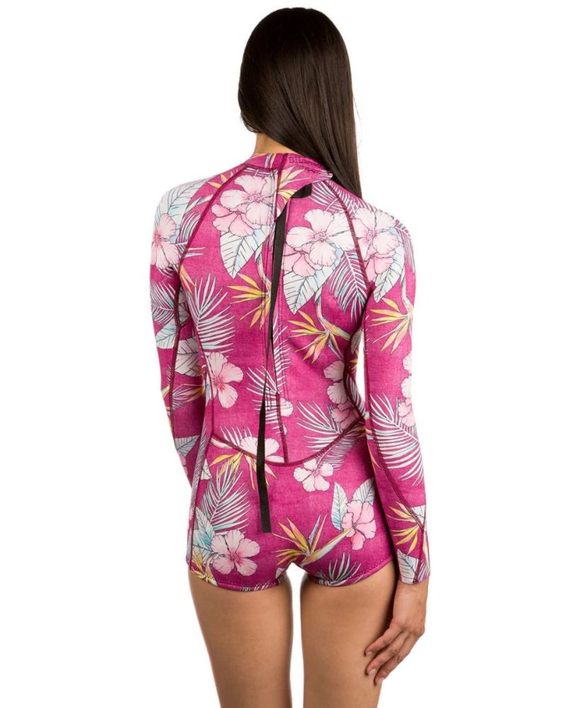 Neopren Billabong Fever Surf Capsule LS Springsuit Sangria 4