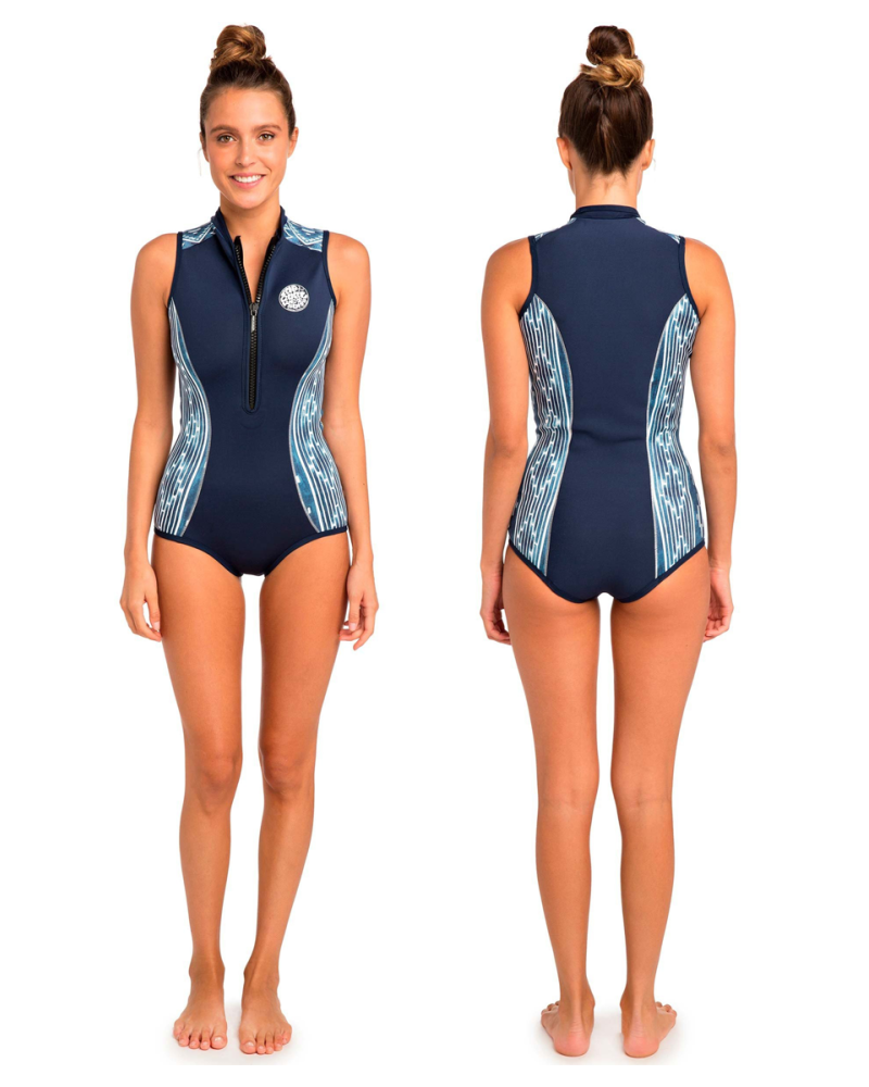 Neopren Rip Curl G Bomb S/Less Bikini Blue White 6