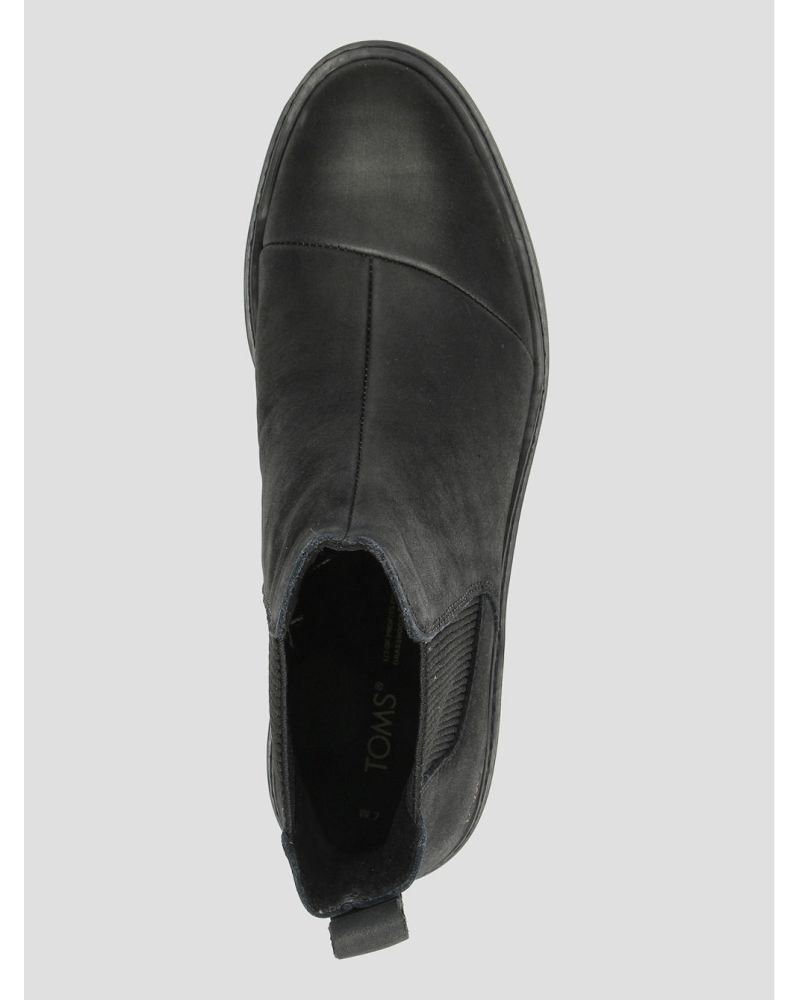 Papuci Iarna TOMS Charlie Black Leather 39
