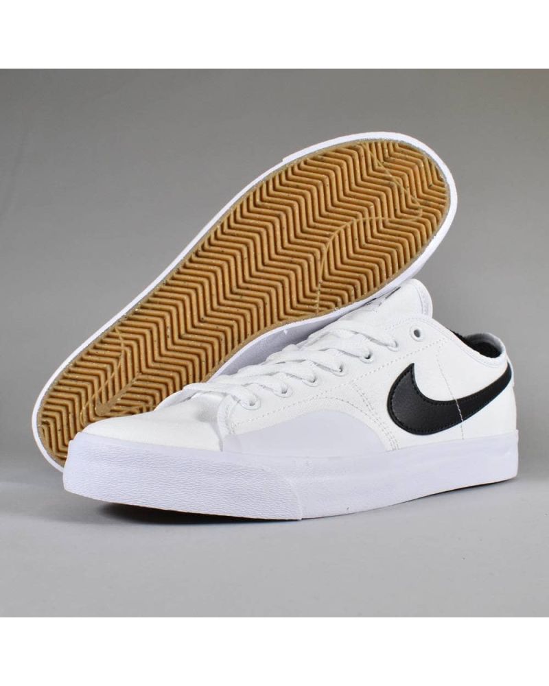 Shoes Nike SB Blazer Court Skate White Black 45.5