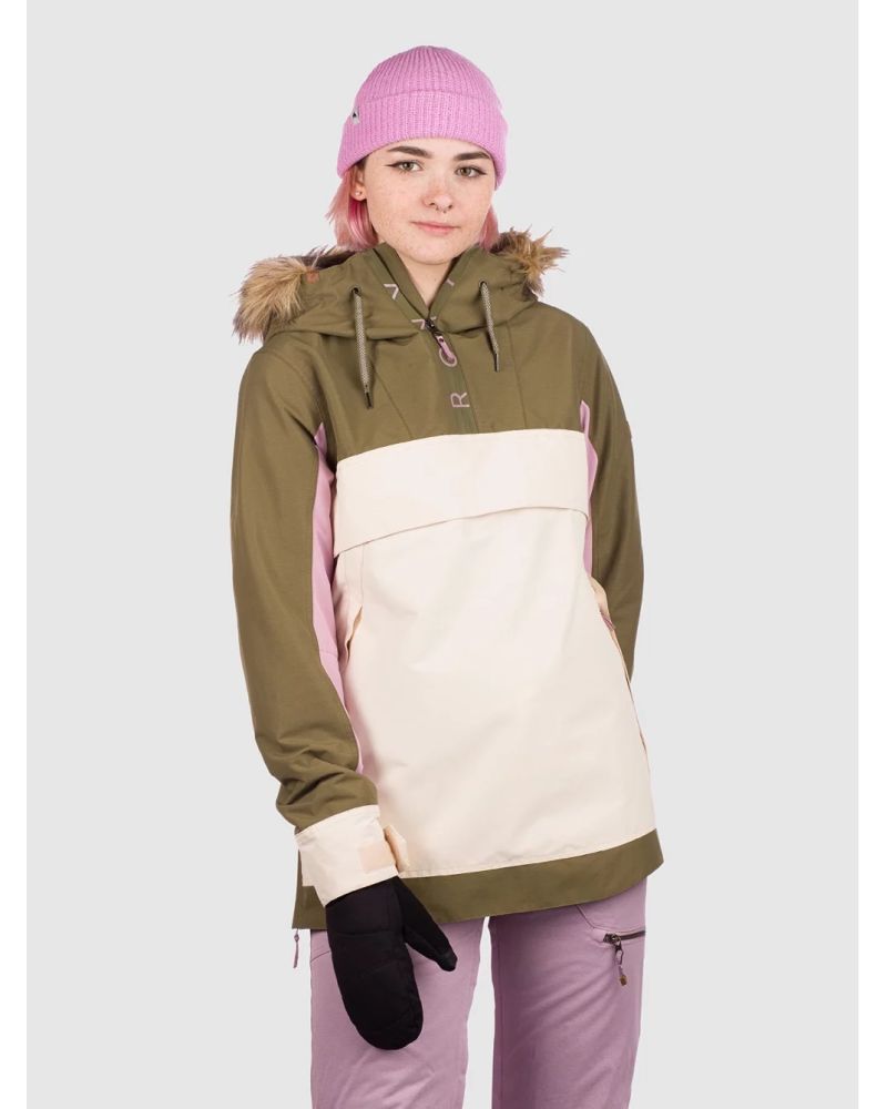 Geaca Snow Roxy Shelter Anorak Burn Olive XS