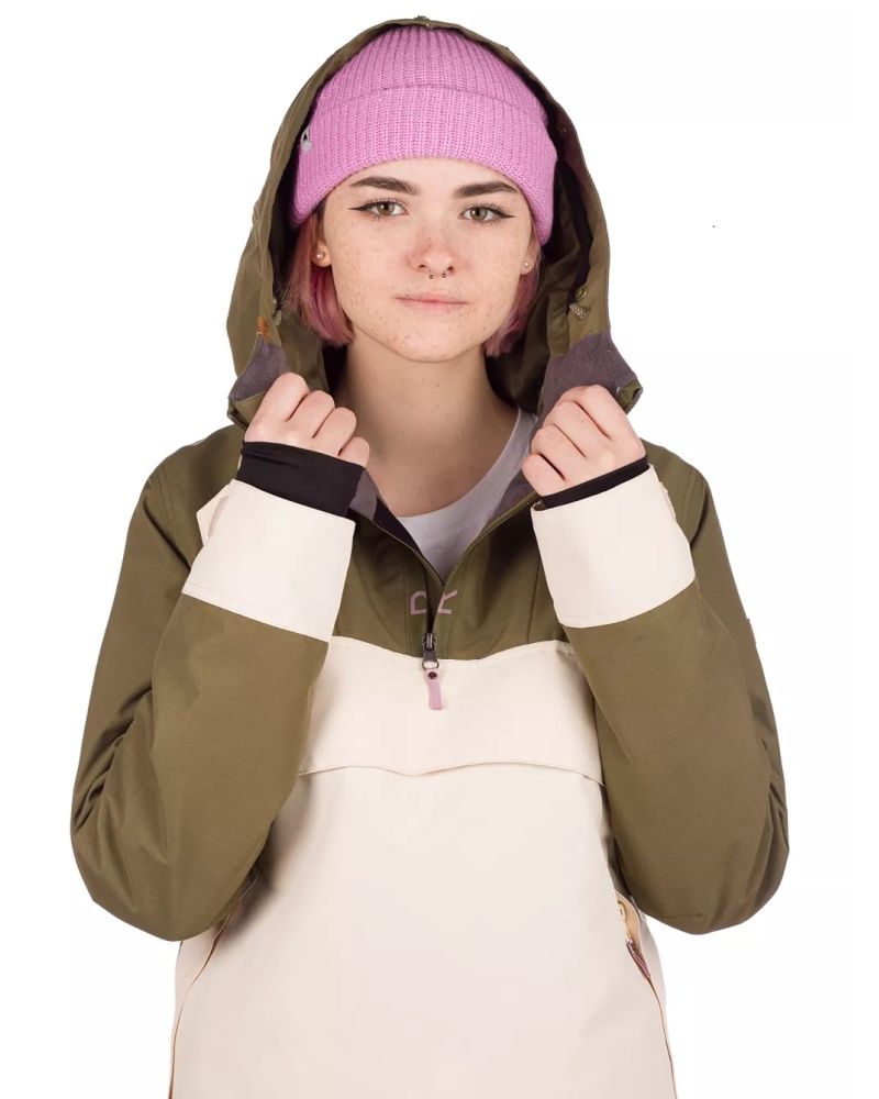 Geaca Snow Roxy Shelter Anorak Burn Olive XS