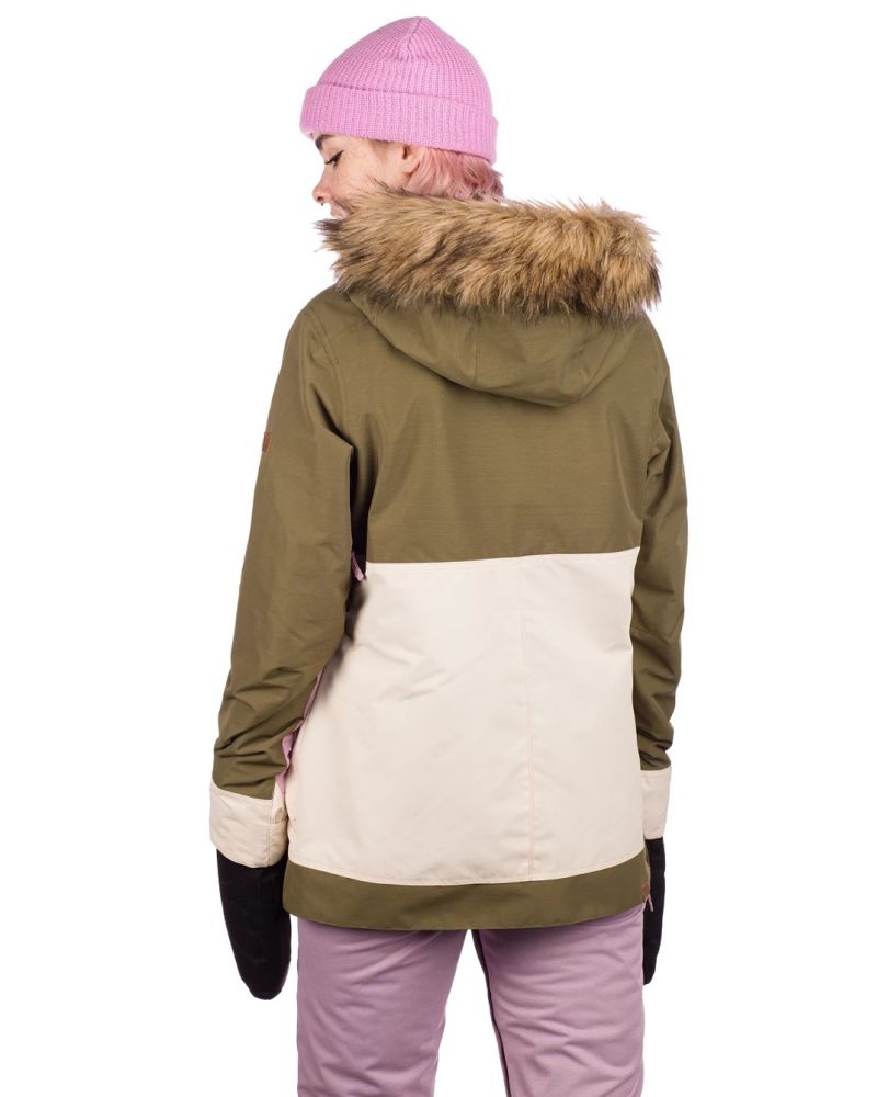 Geaca Snow Roxy Shelter Anorak Burn Olive XS