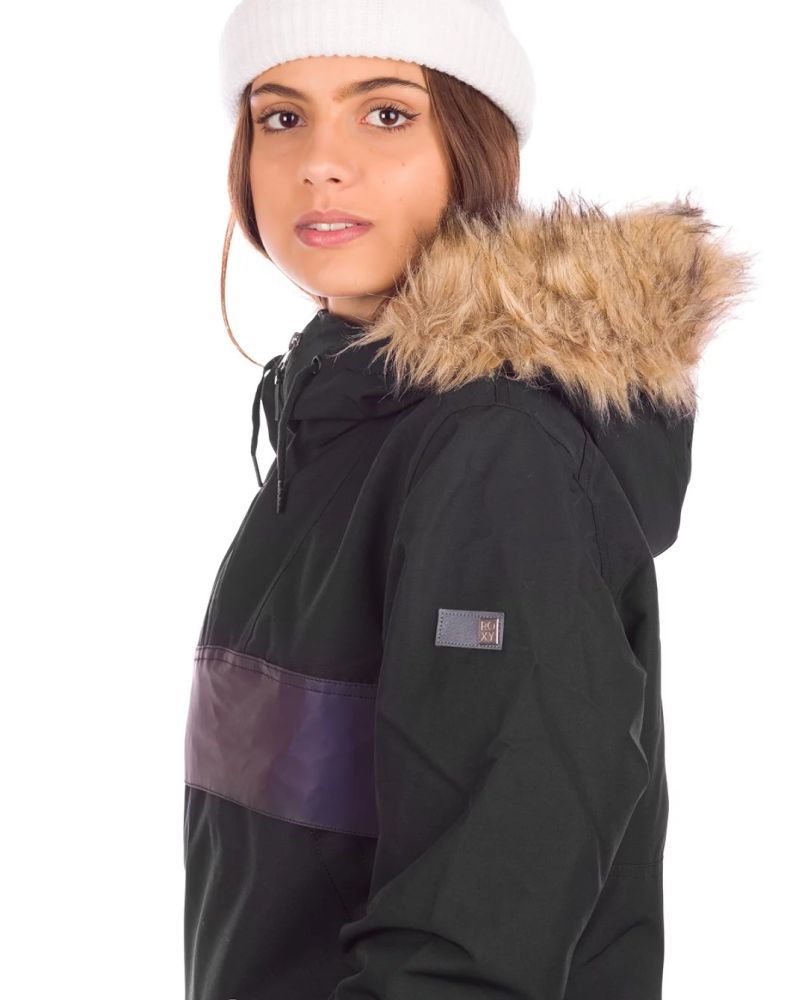 Geaca Snow Roxy Shelter Anorak True Black L