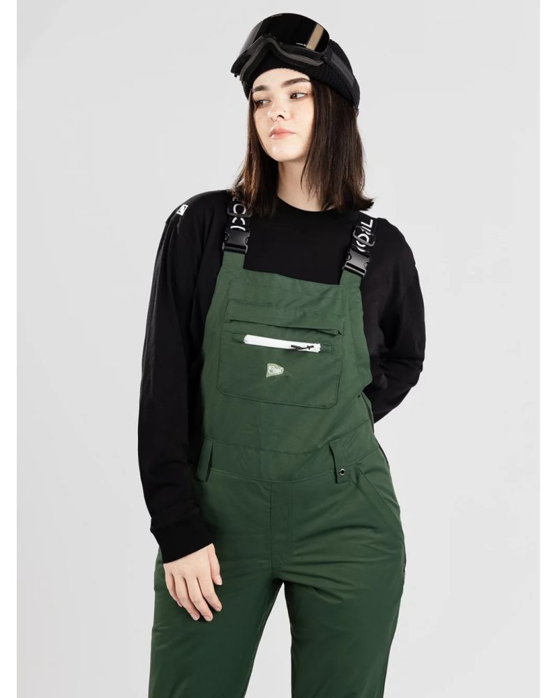 Salopeta Snow Coal North Twin Bib Sycamore Green XS