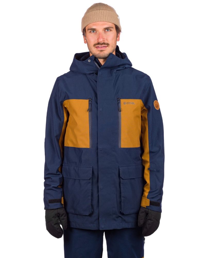 Geaca Snow Coal Belknap Dress Blues Golden Brown