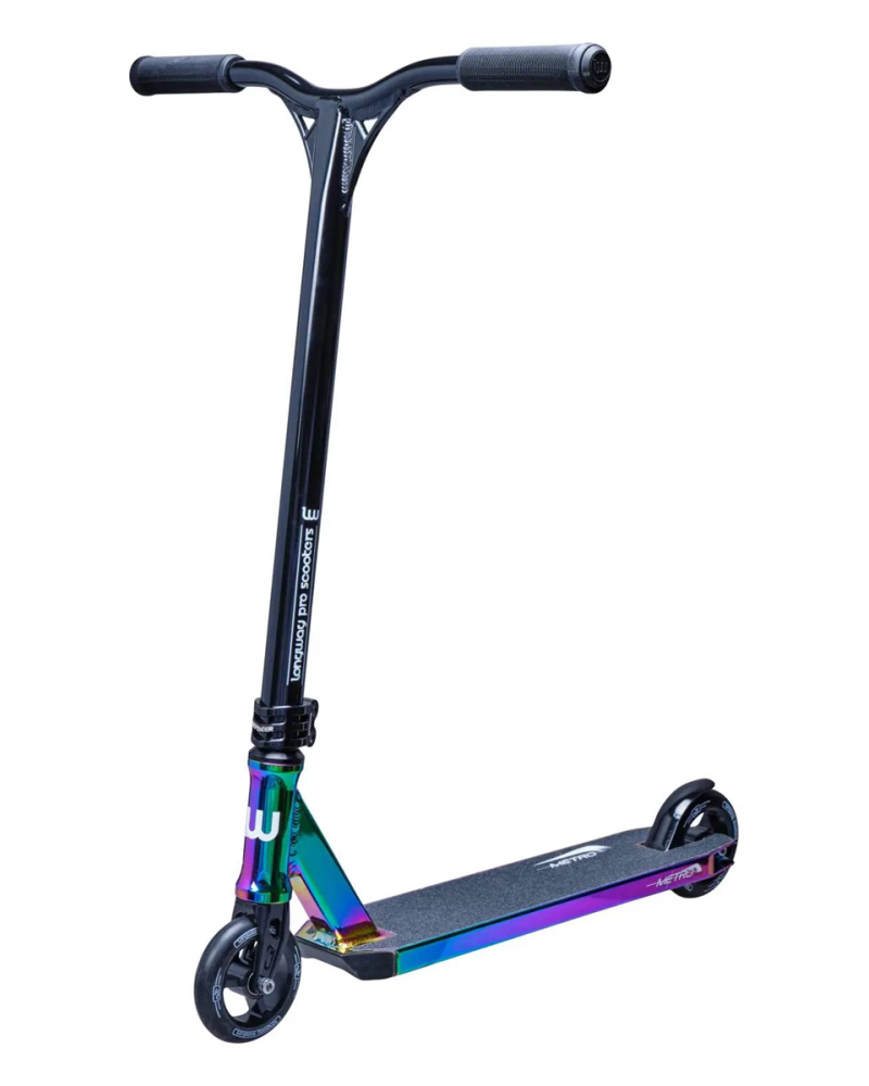 Longway Metro Trotinetă Freestyle Negru/Neocrom