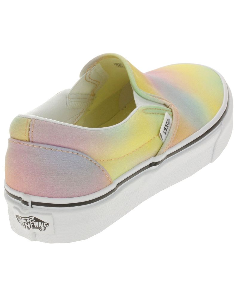 Slapi Vans Classic Neon Aura SHift Multi True White