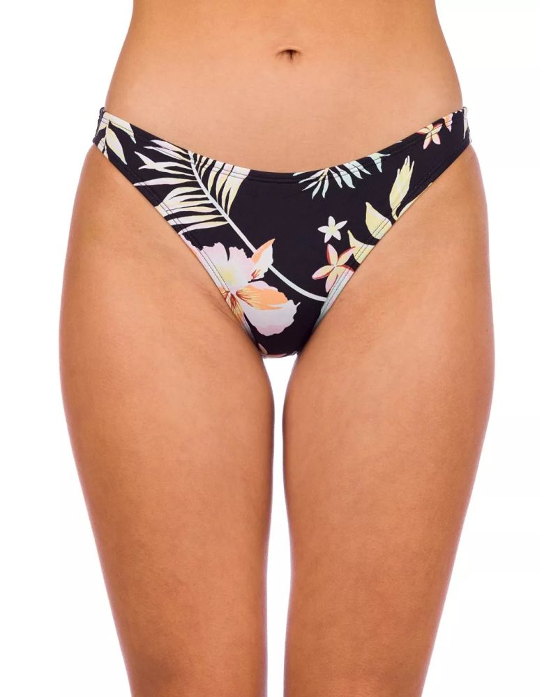Bikini Roxy PT Beach Classics Moderate Anthracite Praslin Black