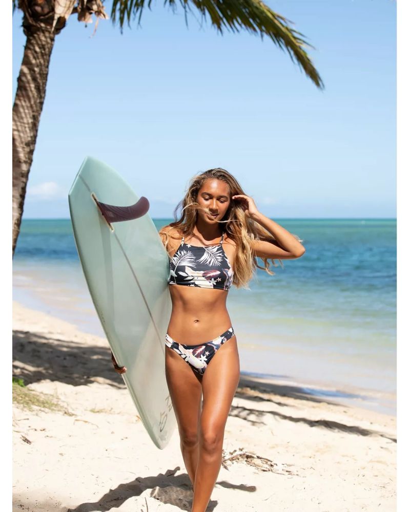 Bikini Roxy PT Beach Classics Moderate Anthracite Praslin Black