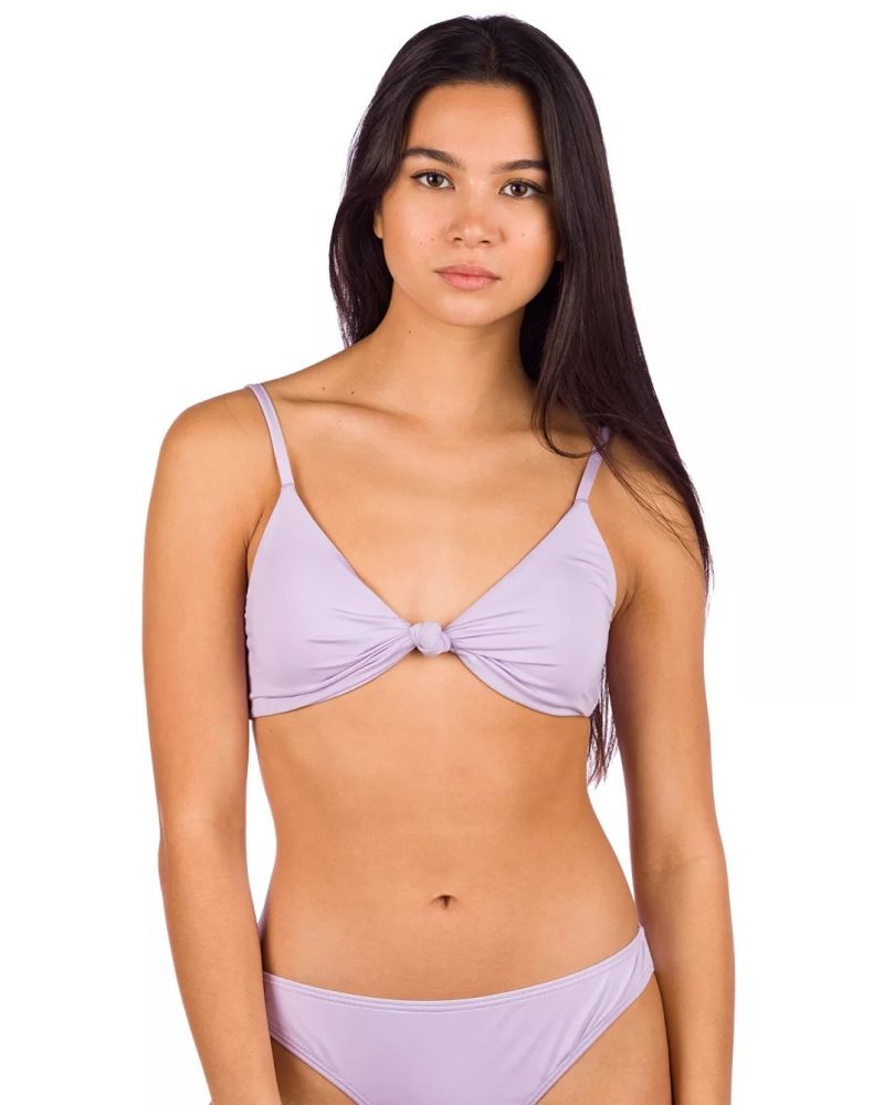 Bikini Top Damsel Recycled Photon Violet