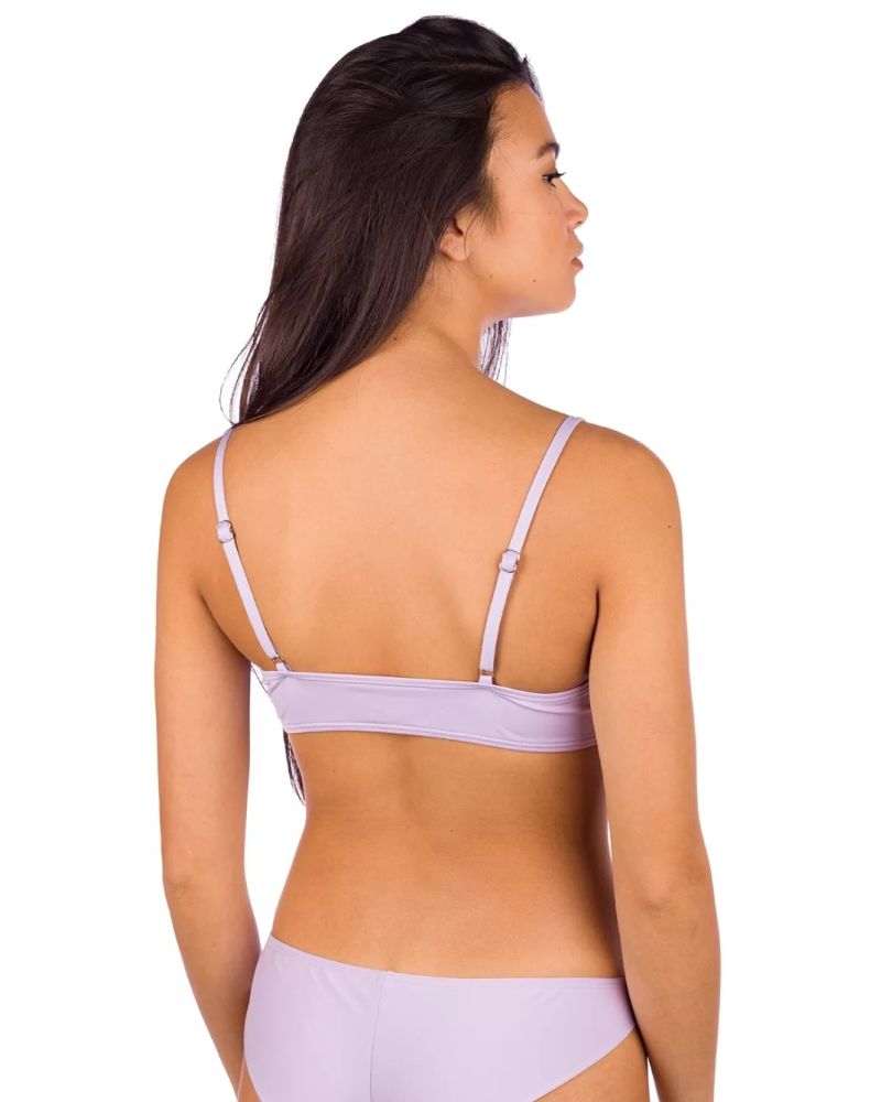 Bikini Top Damsel Recycled Photon Violet
