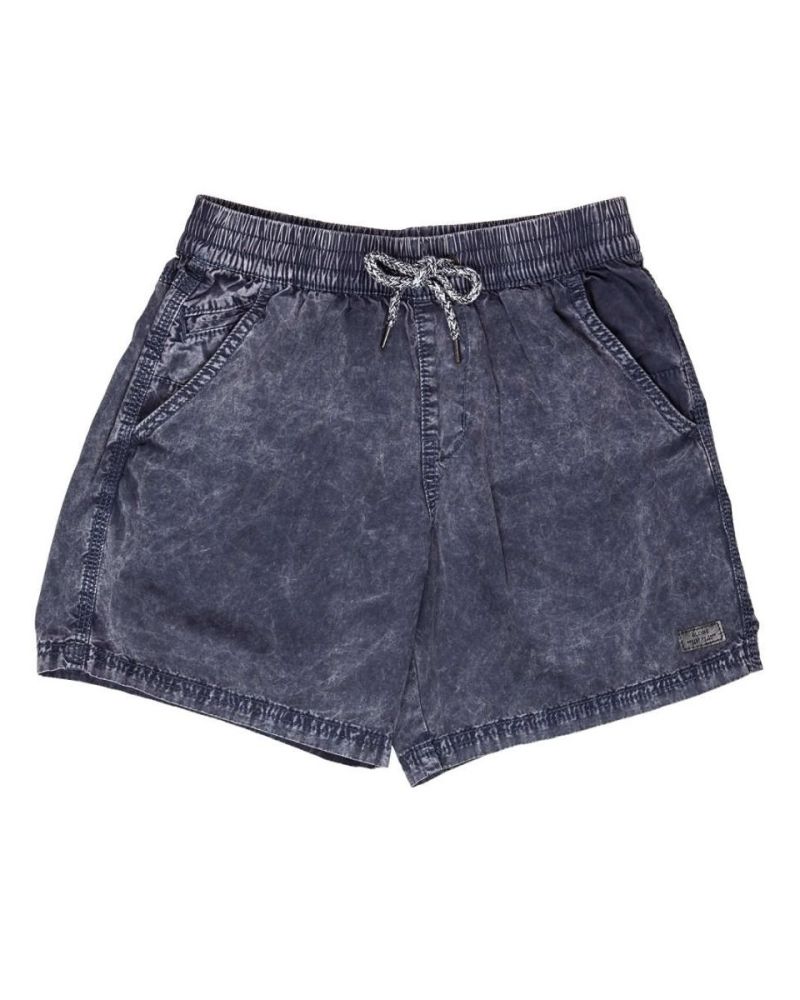 Pantaloni Scurti Copii Globe Leopold Indigo