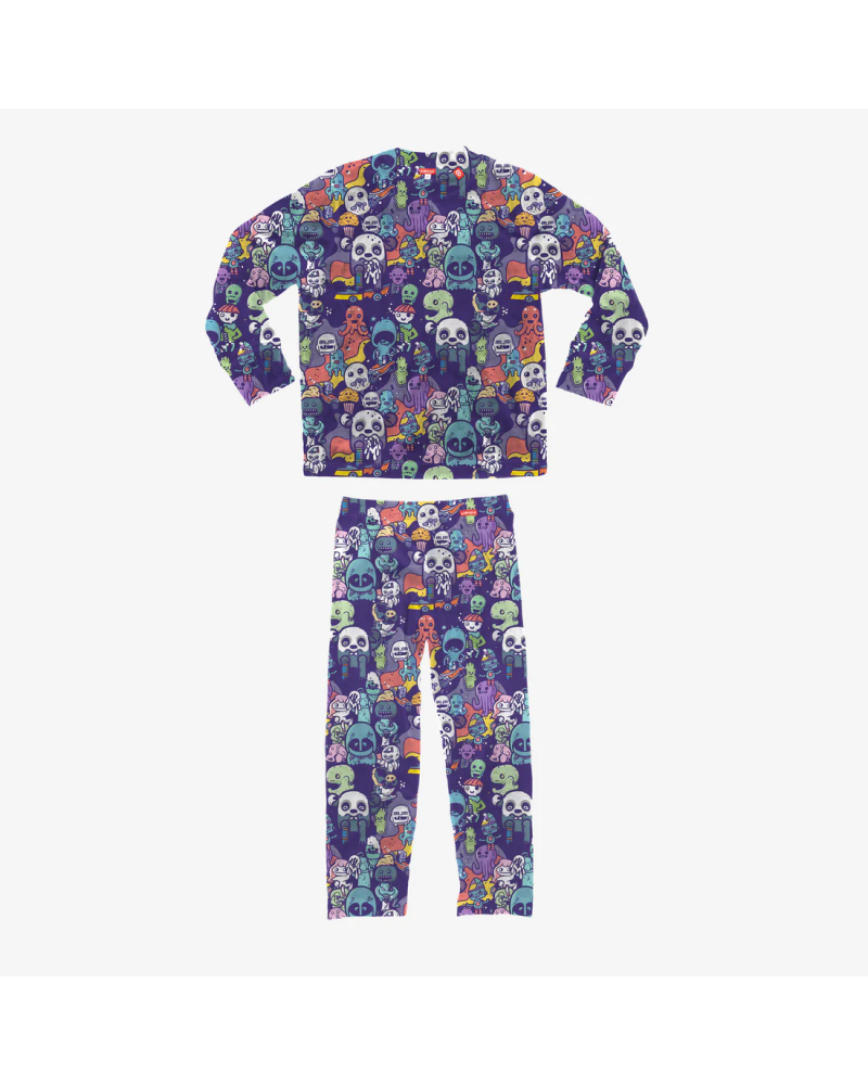 AIRHOLE - Milk Fleece Thermal SET - CREATURES W25 (Copii)