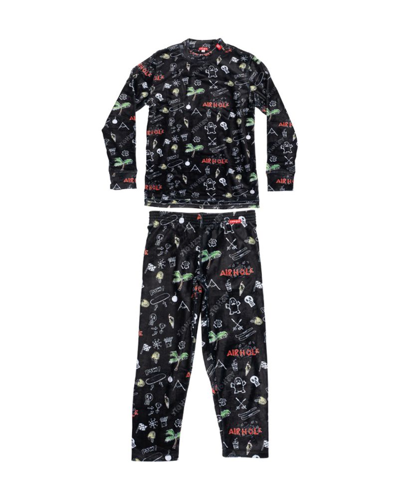 AIRHOLE - Milk Fleece Thermal SET - DOODLES W24 (Copii)