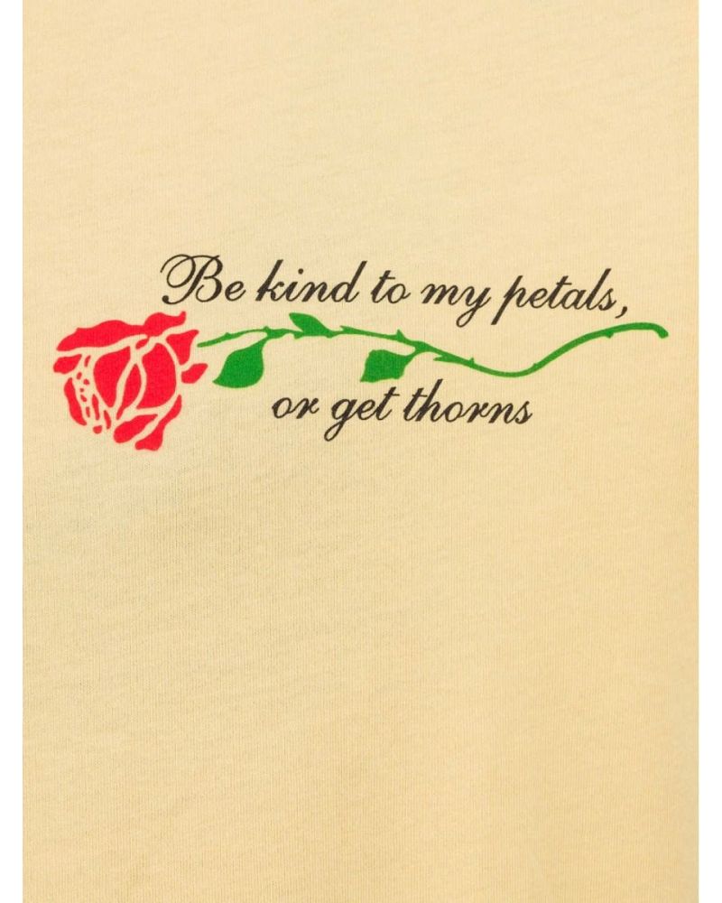 Tricou Petals and Peacoks My Petals Yellow