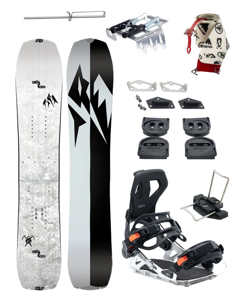 PACHET Splitboard Jones Solution x Legaturi SP Multientry W25