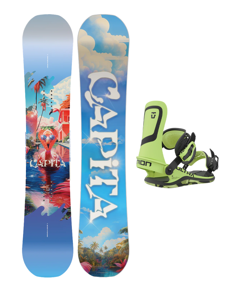 SET CAPiTA SPACE METAL FANTASY x Legaturi UNION Ultra Lime