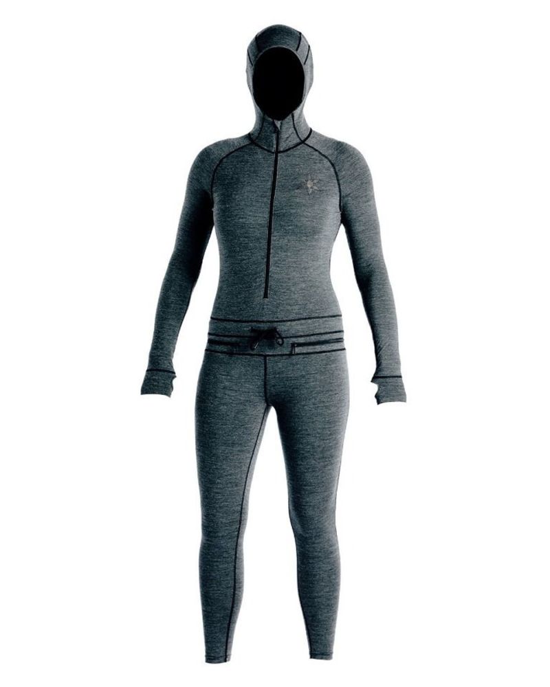 AIRBLASTER Women's Ninja Suit MERINO WOOL Black