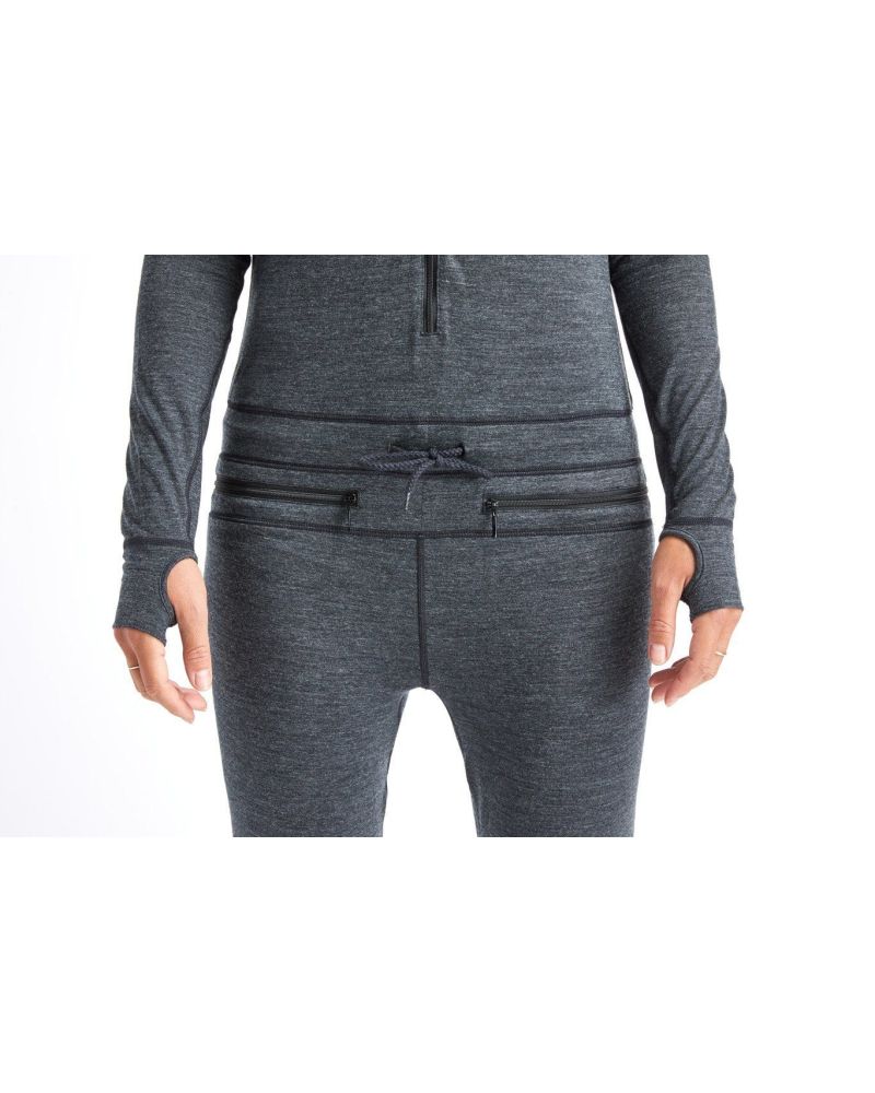 AIRBLASTER Women's Ninja Suit MERINO WOOL Black