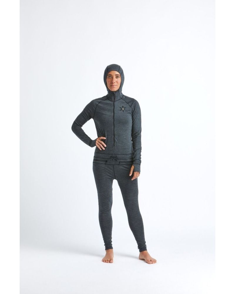 AIRBLASTER Women's Ninja Suit MERINO WOOL Sangria