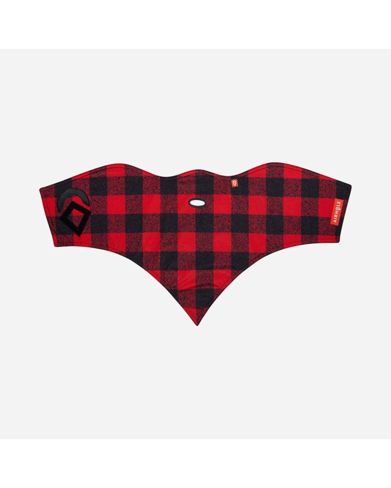 Airhole Facemask 2 Layer Red Buffalo