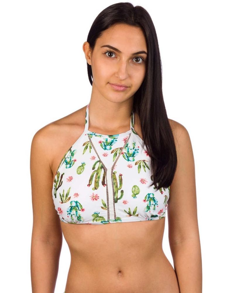 Bikini Sutien Malibu Tahoe Desert Halter White Multi