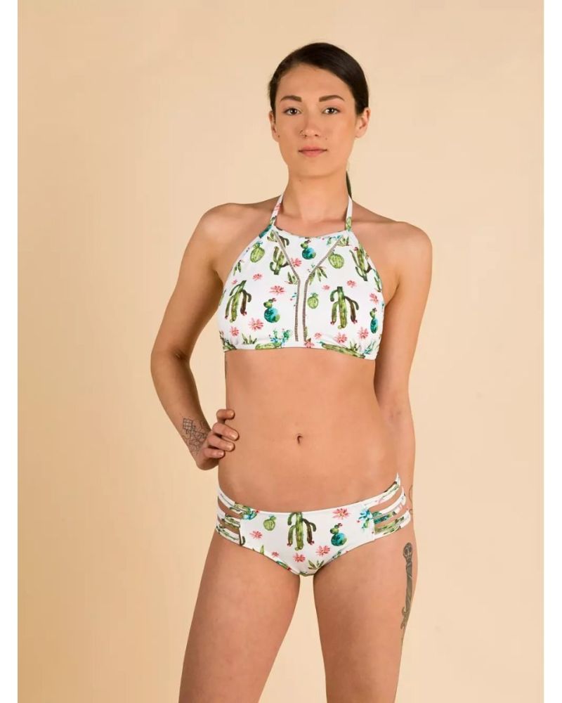 Bikini Sutien Malibu Tahoe Desert Halter White Multi