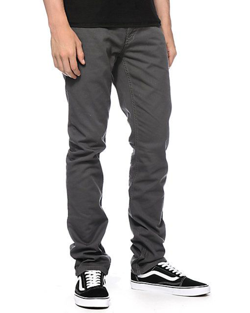 Blugi Free World Messenger Jeans Charcoal Gray