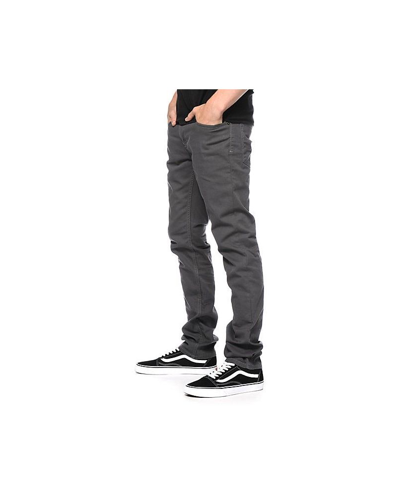Blugi Free World Messenger Jeans Charcoal Gray