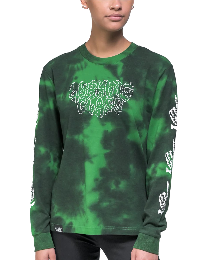 Bluza Lurking Class Matrix Black Green Tiedye