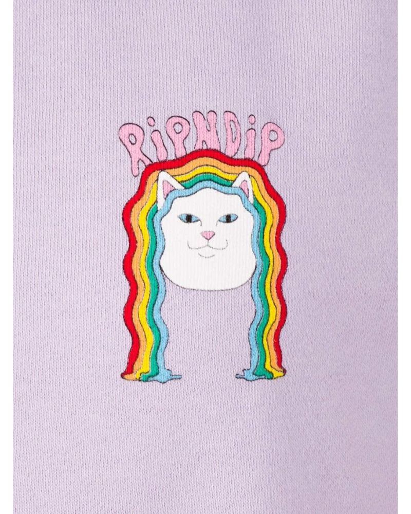 Bluza RIPNDIP Groovy Nerm Crewneck Lavender Violett