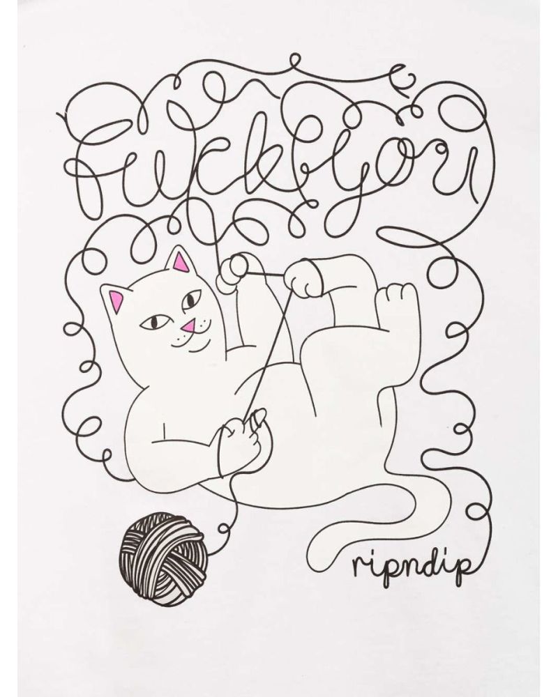 Hanorac RIPNDIP Tangled Hoodie White XL