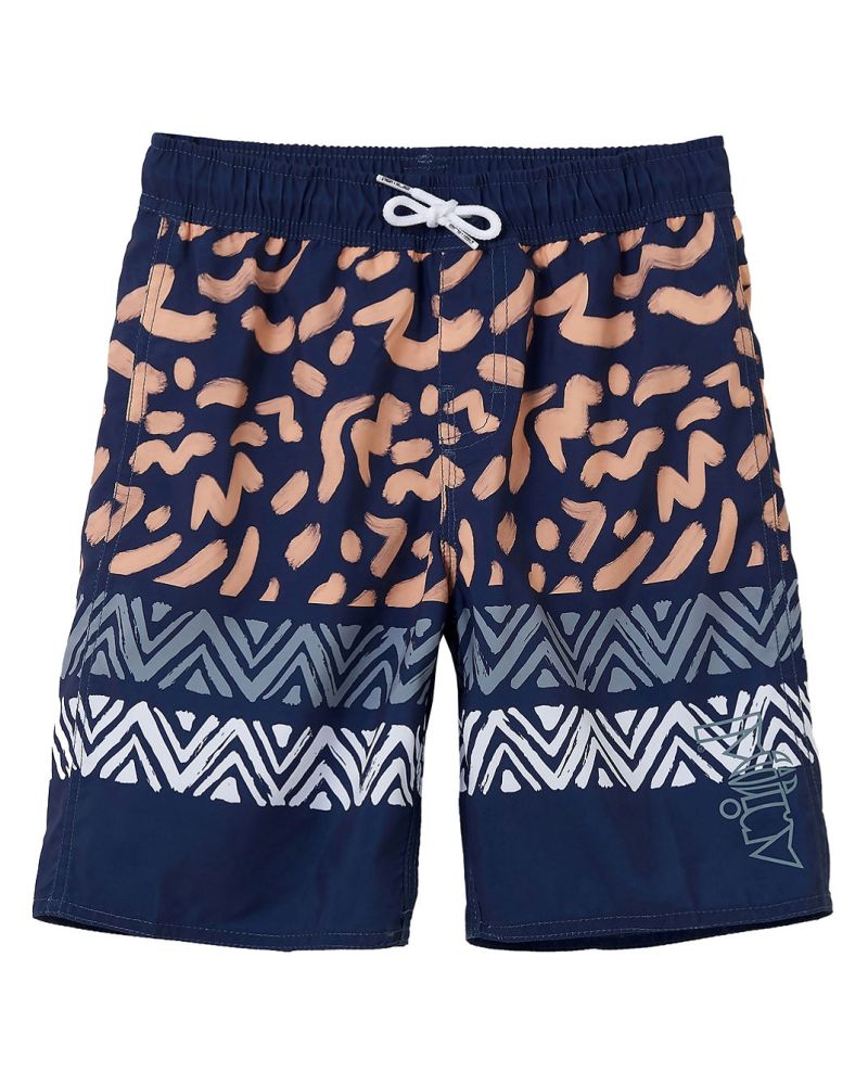 Short de baie Animal Pipeline Indigo Blue