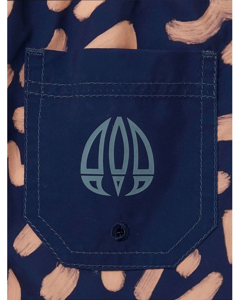 Short de baie Animal Pipeline Indigo Blue