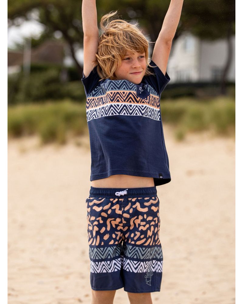 Short de baie Animal Pipeline Indigo Blue