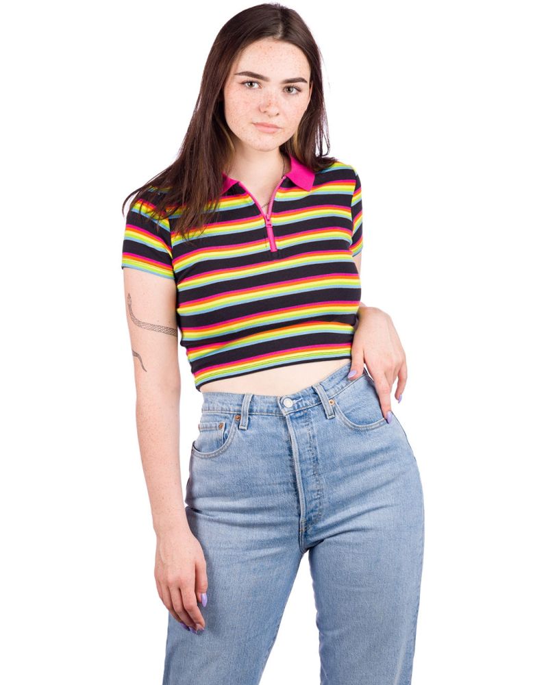 Tricou A.Lab Cordina Rainbow Stripe
