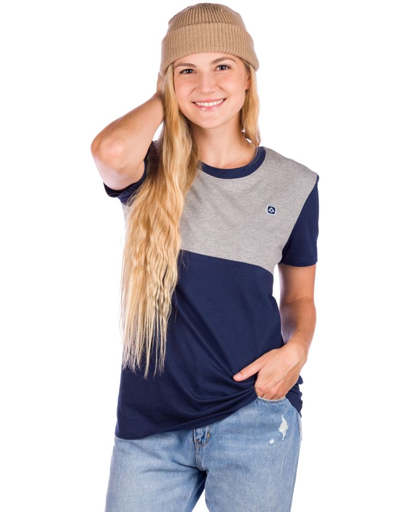 Tricou Coal Emma Dress Blue Heather Grey